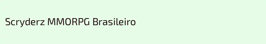Scryderz MMORPG Brasileiro